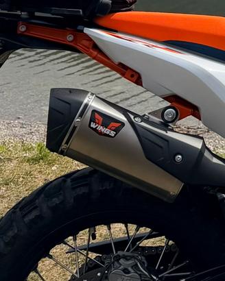 Scarico Wings in titanio per ktm 890/790  adv