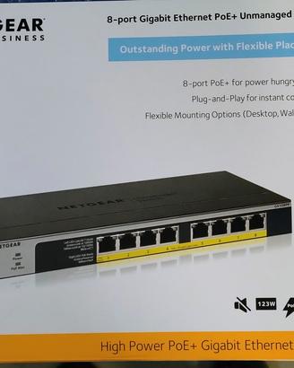 Switch PoE Netgear GS108PP