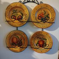 Piatti decorati a mano (per ambienti rustici)