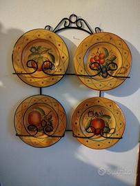 Piatti decorati a mano (per ambienti rustici)