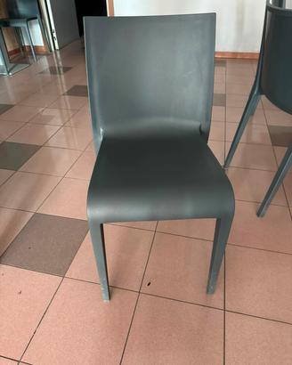 16 sedie moderne da bar antracite