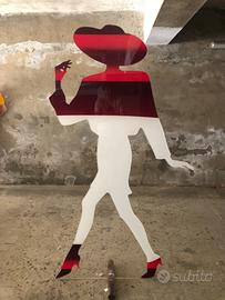 Sagoma plexiglass donna