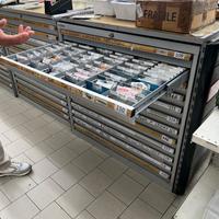 Cassettiera metallo pesante industriale officina