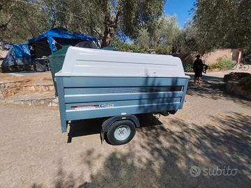 rimorchio cresci 750kg con coperchio chiusura  a c