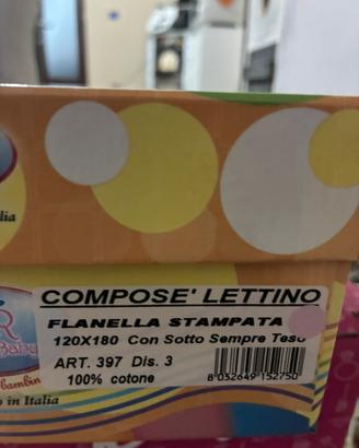 Lenzuolino per lettino bambini