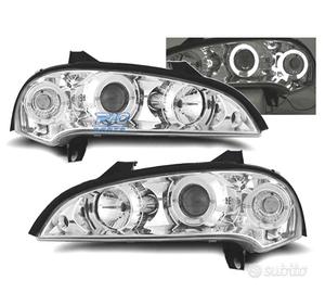 FARI PER OPEL TIGRA 95-03 ANGEL EYES FONDO CROMATO