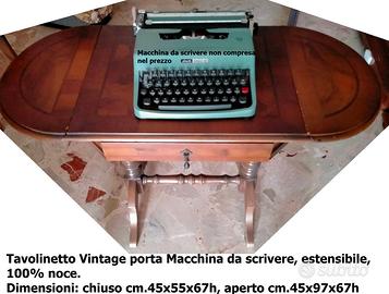 Tavolinetto Vintage in Noce