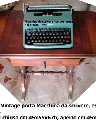 Tavolinetto Vintage in Noce