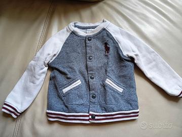 Giacca Felpa College Polo Ralph Lauren Bimbo 18M