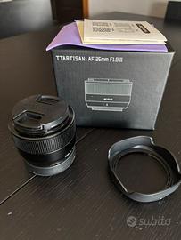 Obiettivo TTartisant AF 35 mm f/1.8 attacco Sony E
