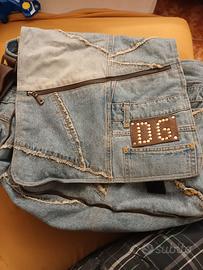 borsa d&g blue denim cross body