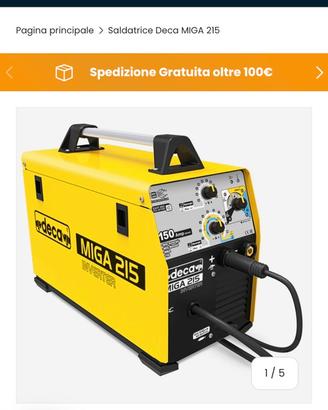 Saldatrice multifunzione professionale Deca Miga 2