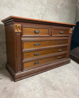 Cassettiera in legno