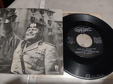 Disco vinile 45 giri  EP Benito Mussolini