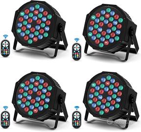 4 pezzi- DELIBANG 36 par LED Faretto RGB DMX512 Lu