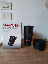 Obiettivo fotografico Samyang 135 F2