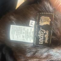 Cappotto in 100% vera pelle con interno lapin