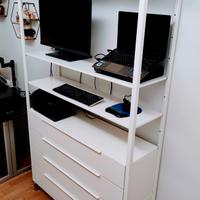 Mobile da ufficio con ripiani e cassetti