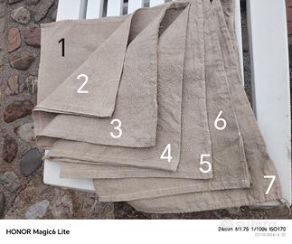 sacchetti lino cotone per cereali vintage