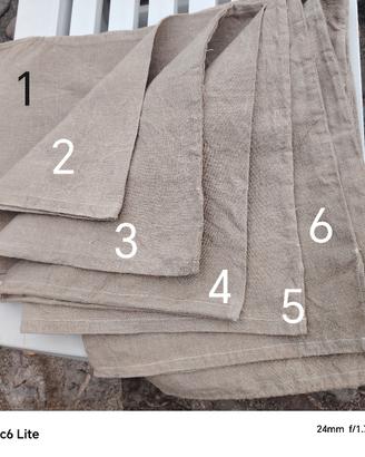 sacchetti lino cotone per cereali vintage