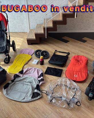 Passeggino trio BUGABOO con accessori originali