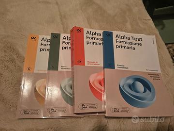 Libri Alpha test formazione primaria set