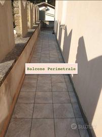 SACROFANO PENTALOCALE ARREDATO Con BALCONE/P.AUTO