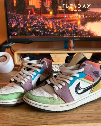 Air Jordan 1 Mid Multicolor EU 39