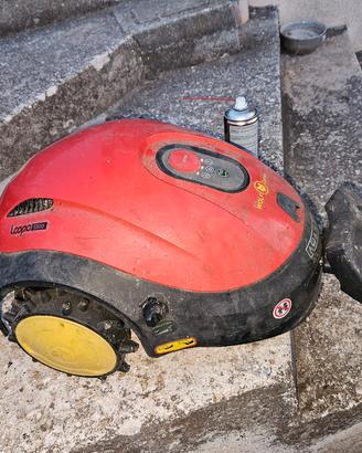 robot taglia erba WOLF GARTEN batteria nuova