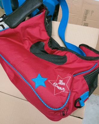 TRASPORTINO DA PASSEGGIO E MATERASSO GONFIABILE