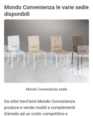 sedie cucina beige