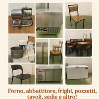 Svendita attrezzature ristorazione 