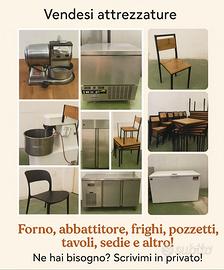 Svendita attrezzature ristorazione 