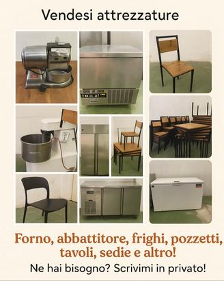 Svendita attrezzature ristorazione 