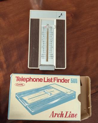 Rubrica telefonica vintage anni 70