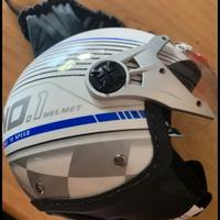 casco jet moto scooter 