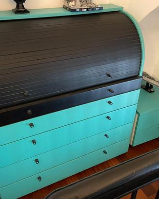 Cameretta Completa: Letto, Cassettiera e Comodino