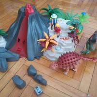 Vulcano e dinosauri Playmobil set 5230