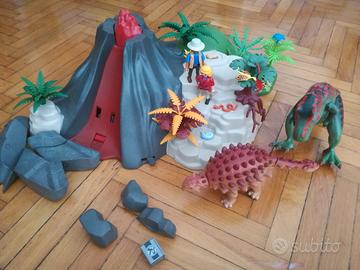 Vulcano e dinosauri Playmobil set 5230