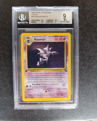 Pokémon haunter Fossil 1 edizione BGS 9 