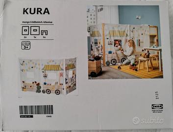Tenda letto Ikea Kura motivo bancarella