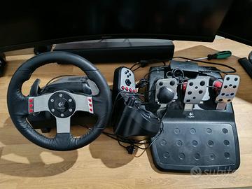 Logitech G27 volante + pedali + cambio H con FFB