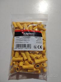 100 Connettori Innesto Femmina Isolati