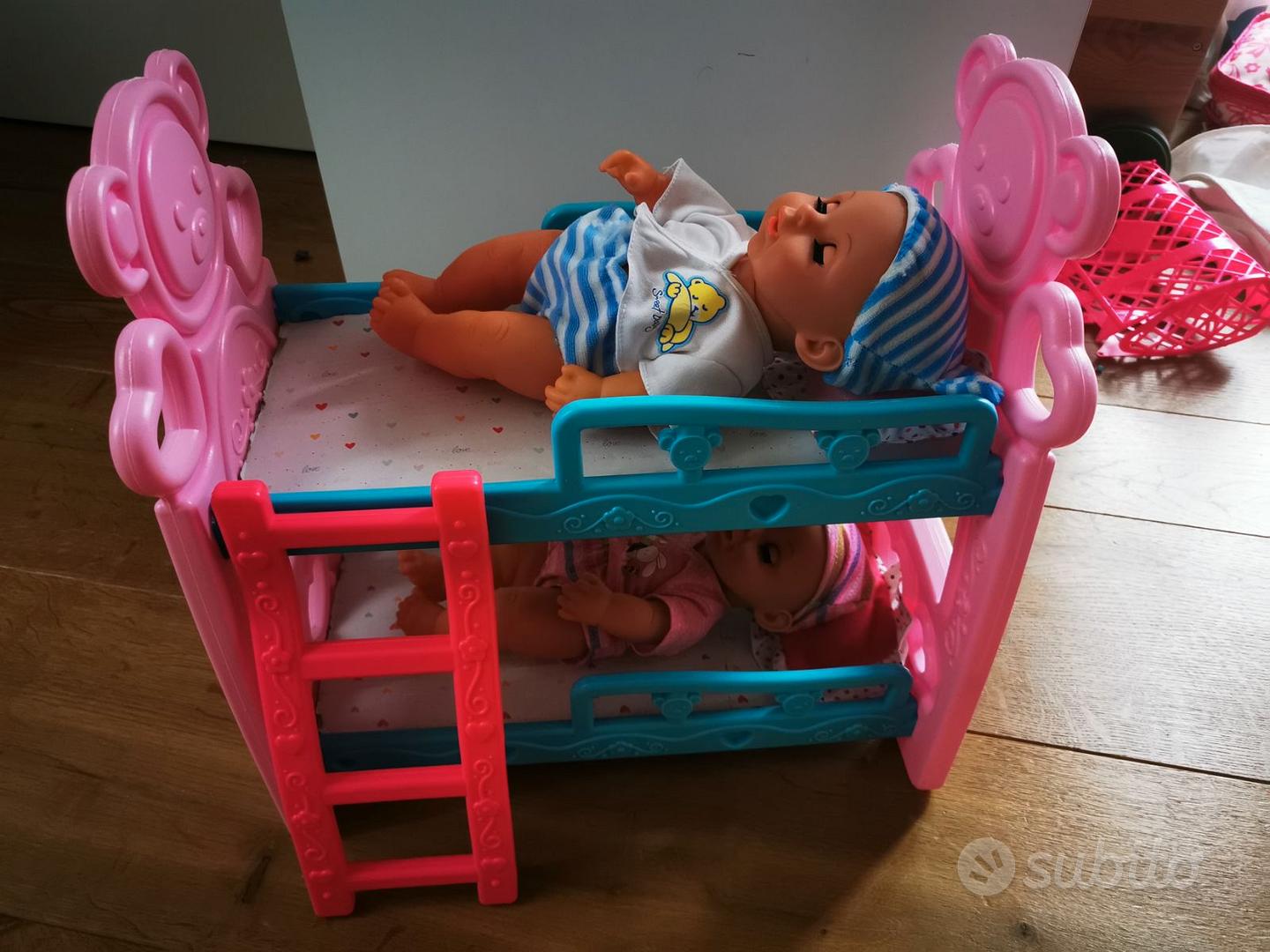 Sweet Baby Lettino A Castello Per Due Bambole - Tutto per i bambini In  vendita a Cuneo