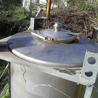 Botte per vino acciaio 1000lt carica dall'alto