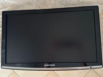 tv 22 pollici con dvd united