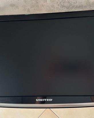 tv 22 pollici con dvd united
