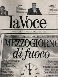 Quotidiano LA VOCE di Indro Montanelli