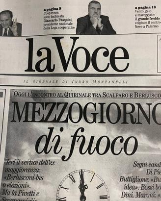 Quotidiano LA VOCE di Indro Montanelli