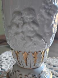 ANTICHITA' - VASO NAPOLEON CON VASSOIO